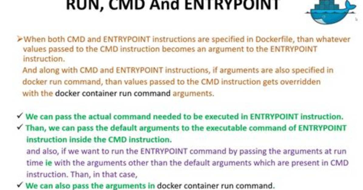 Difference Between Run and Cmd in a Dockerfile