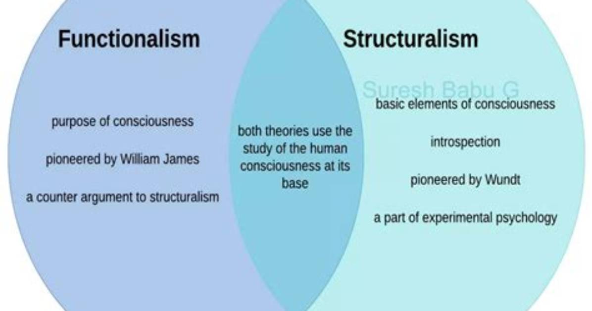 Difference Between Structuralism and Functionalism