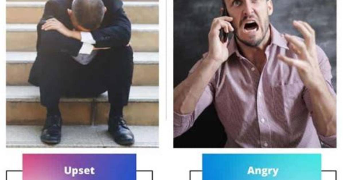 Difference Between Upset and Angry