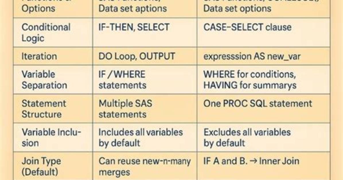 Differences Between Sas and Sql [Closed]