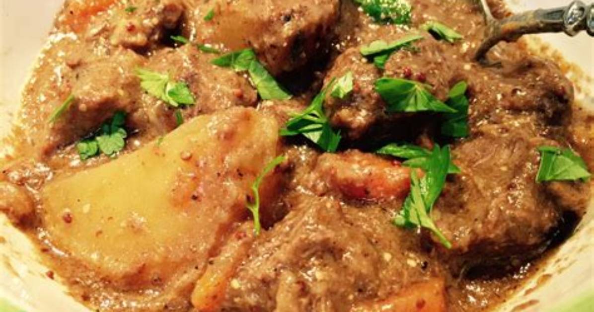 Dijon and Cognac Beef Stew