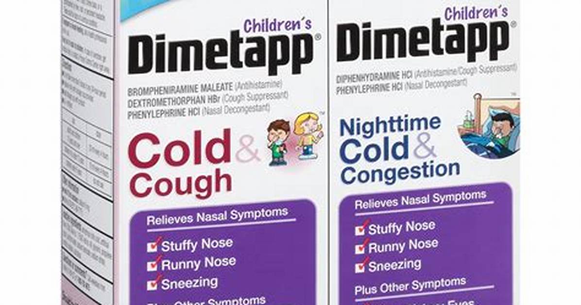 Dimetapp for 1 Year Old