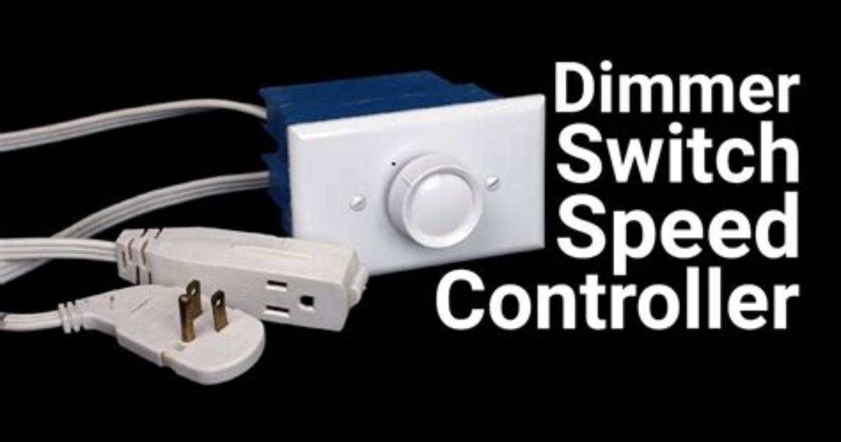 Dimmer Switch for Motor Speed Control