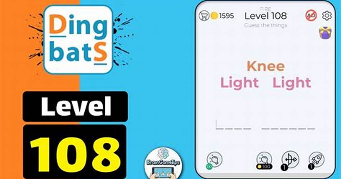 Dingbats Knee Light Light Answer