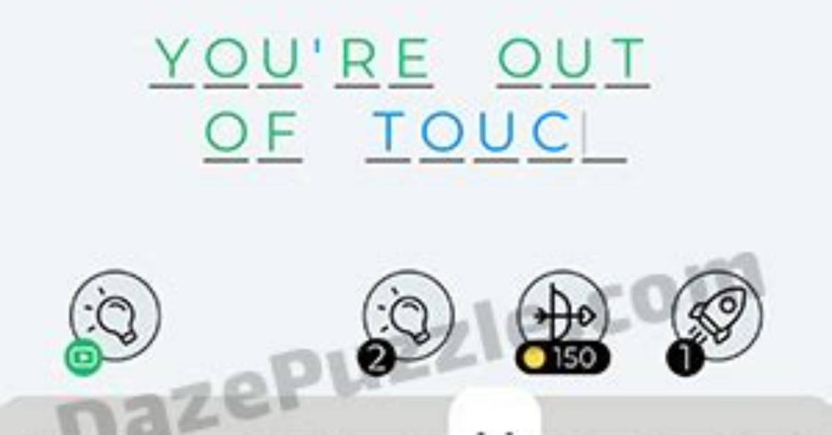 Dingbats Level 144 [Touch] Answer