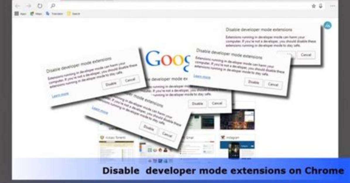 Disable Developer Mode Extensions Pop up in Chrome