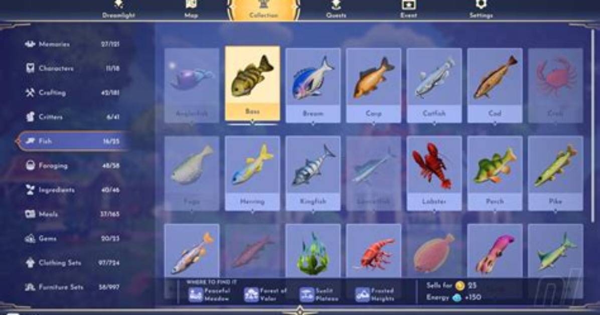Disney Dreamlight Valley Fishing Guide - How to Unlock & Catch Fish