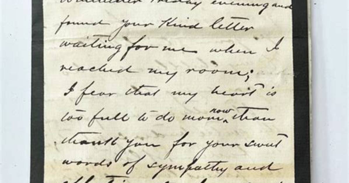Displaying and Preserving a Letter