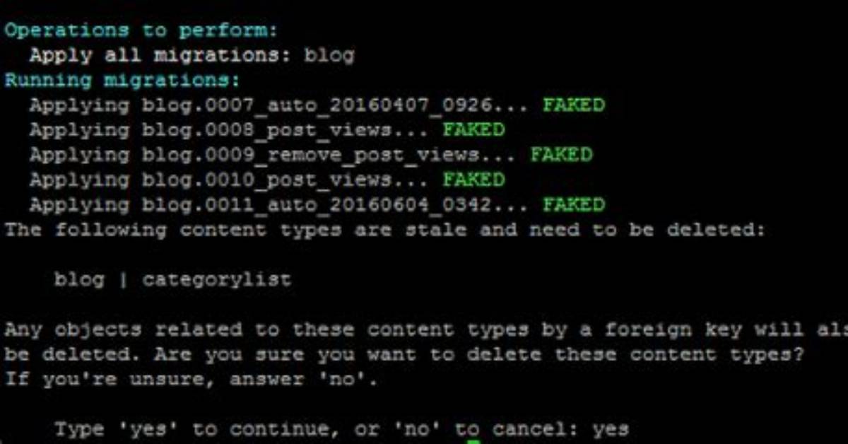 Django 1.7 Migrate Gets Error "Table Already Exists"
