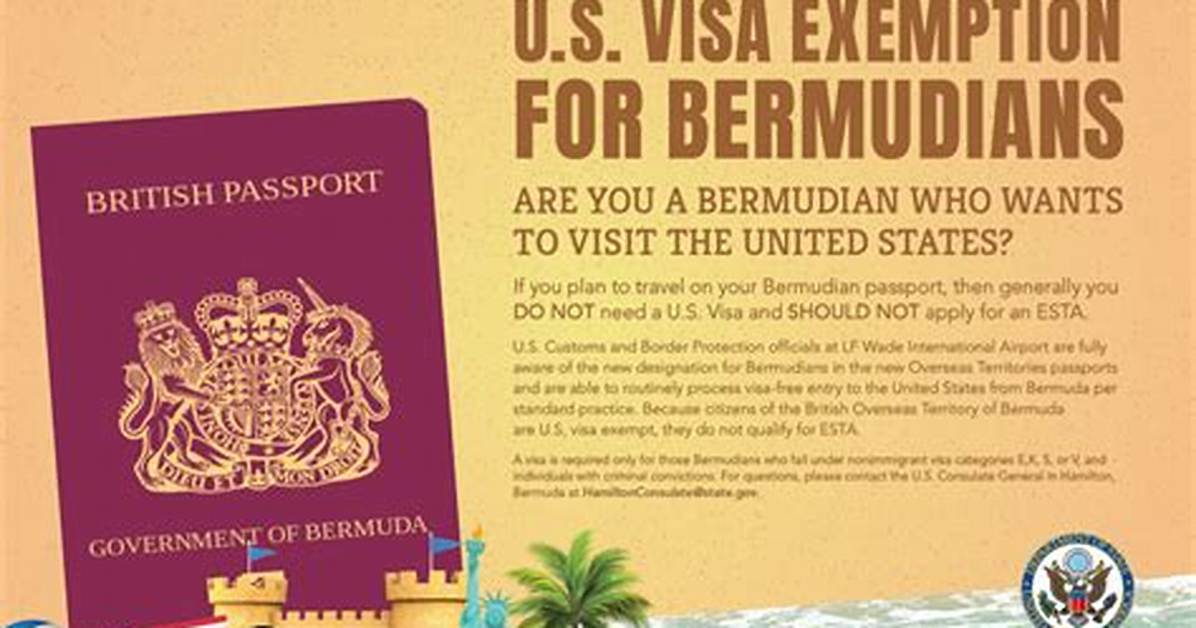 Do Bermudians Need a Visa to Study in the Uk?