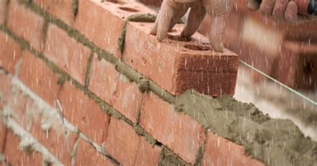 Do Bricklayers Work in the Rain?