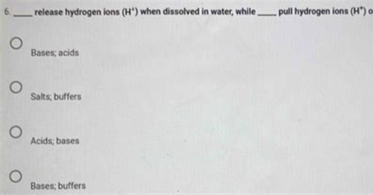 Do Buffers Accept Hydrogen Ions?