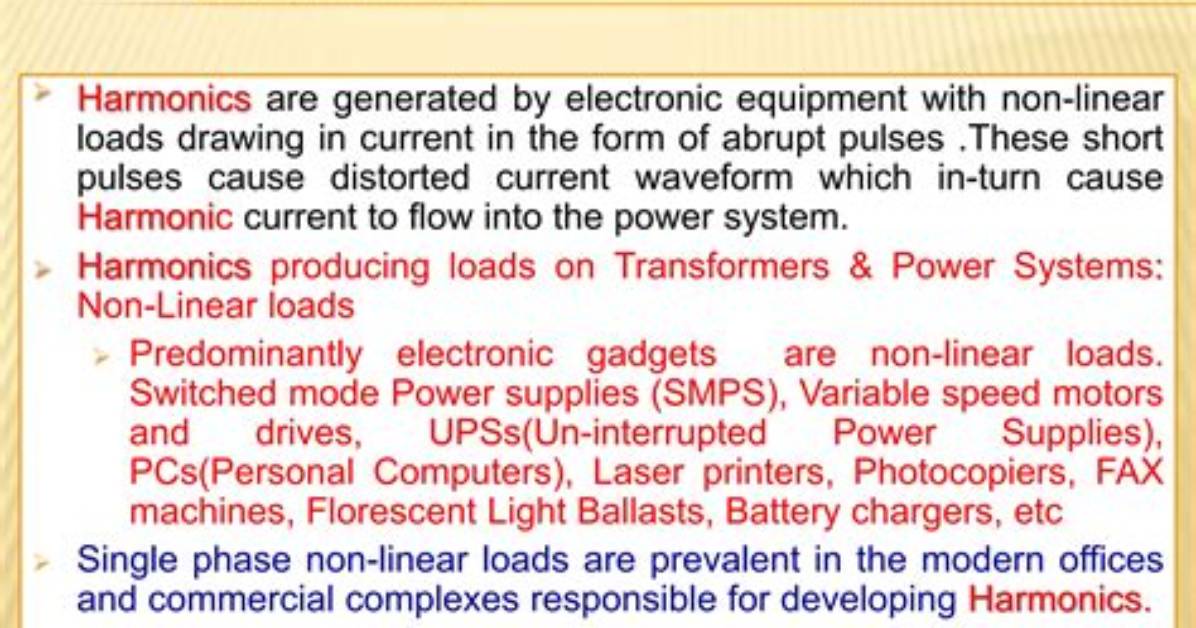 Do Capacitors Cause Harmonics?