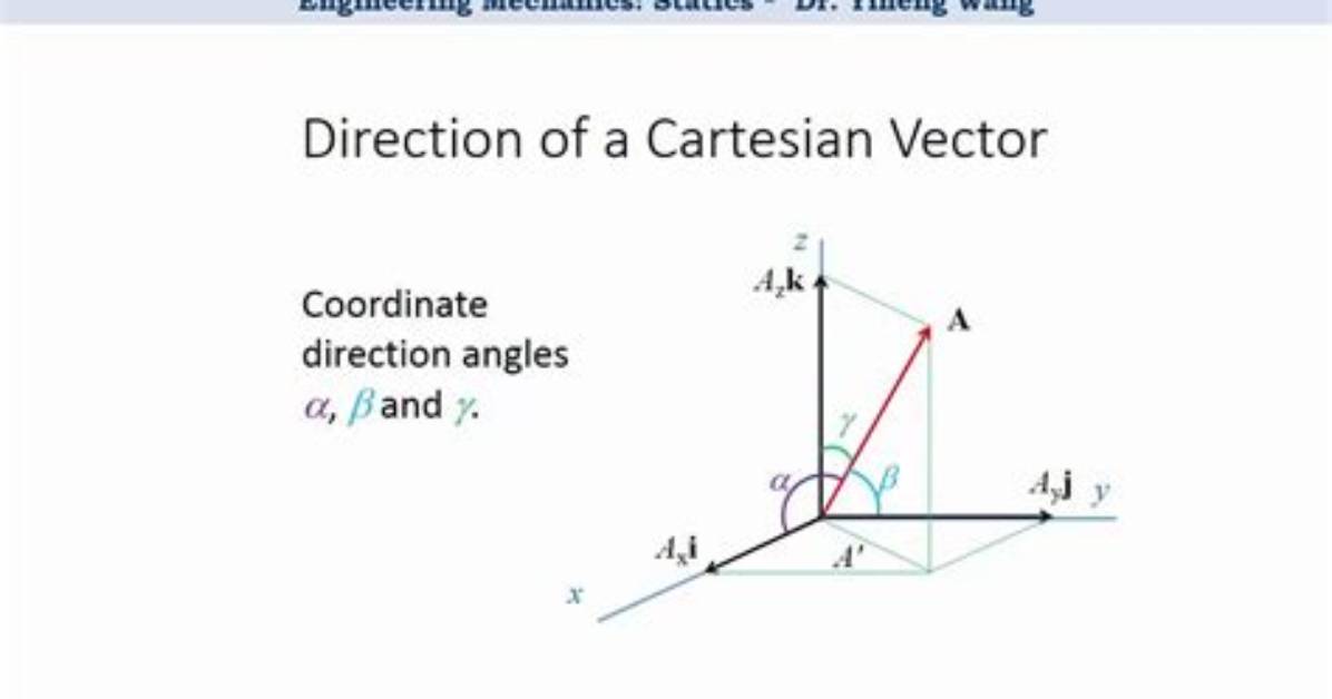 Do Cartesian Vectors Have Direction?