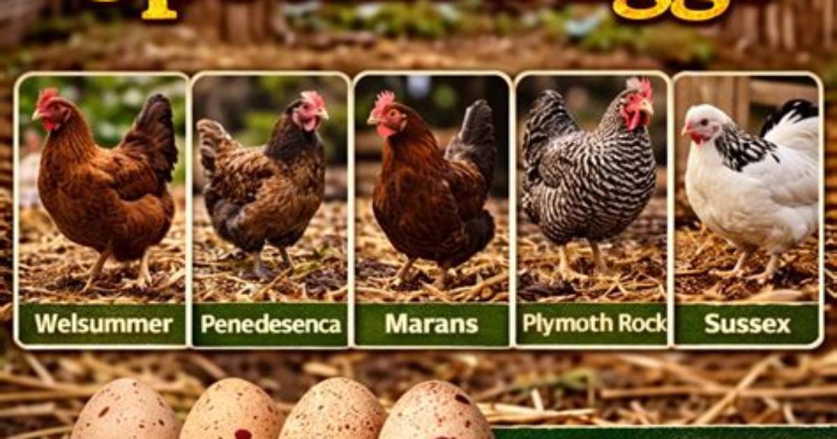 Do Chickens Lay Speckled Eggs?