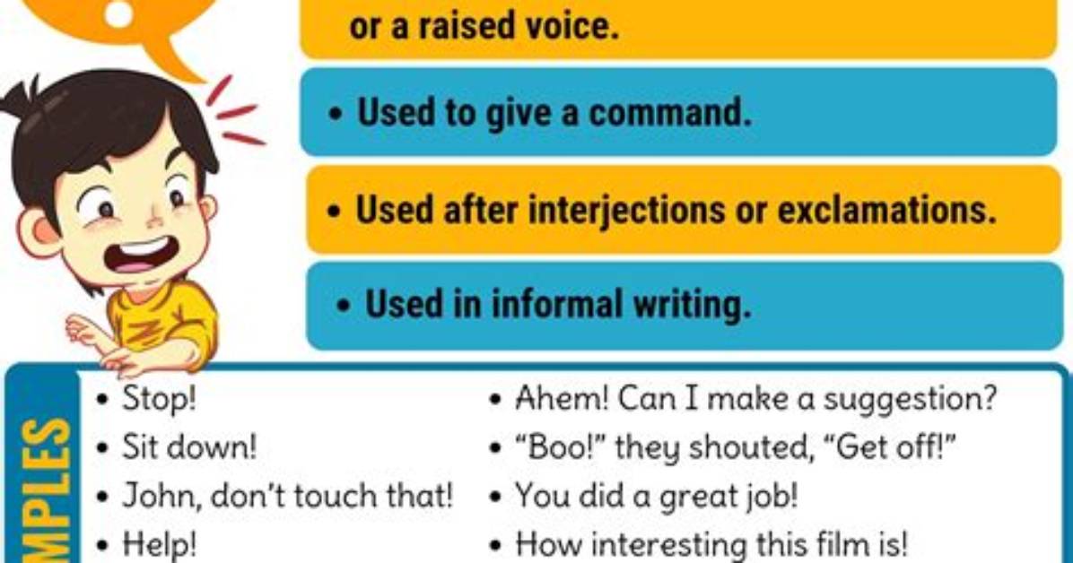 Do Commands Have Exclamation Marks?