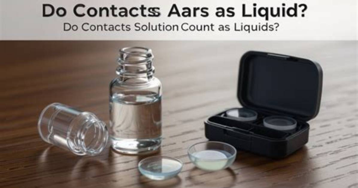 Do Contacts Count as Liquid Tsa?