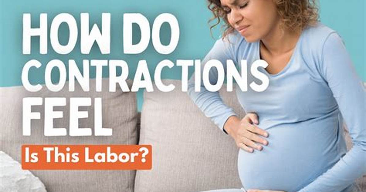 Do Contractions Make Your Belly Lopsided?