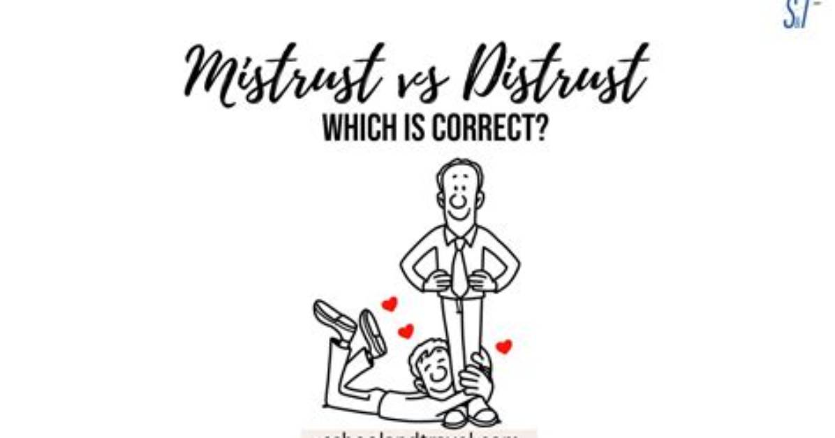 Do Distrust and Mistrust Mean the Same Thing?
