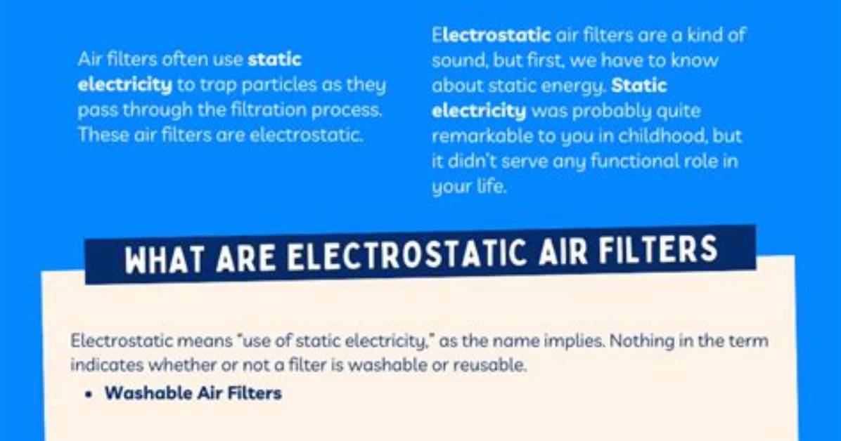 Do Electrostatic Air Filters Work?