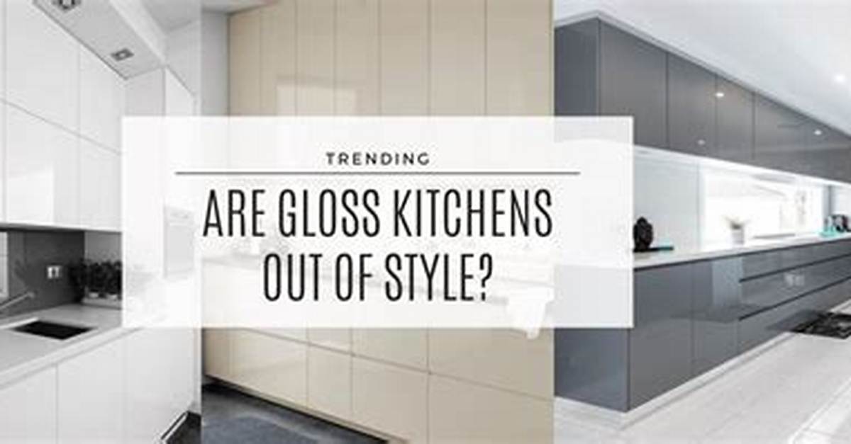 Do Gloss Kitchens Show Fingerprints