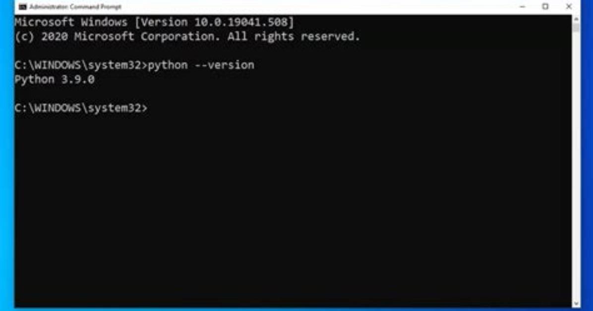 Do I Have Python Installed Windows 10?