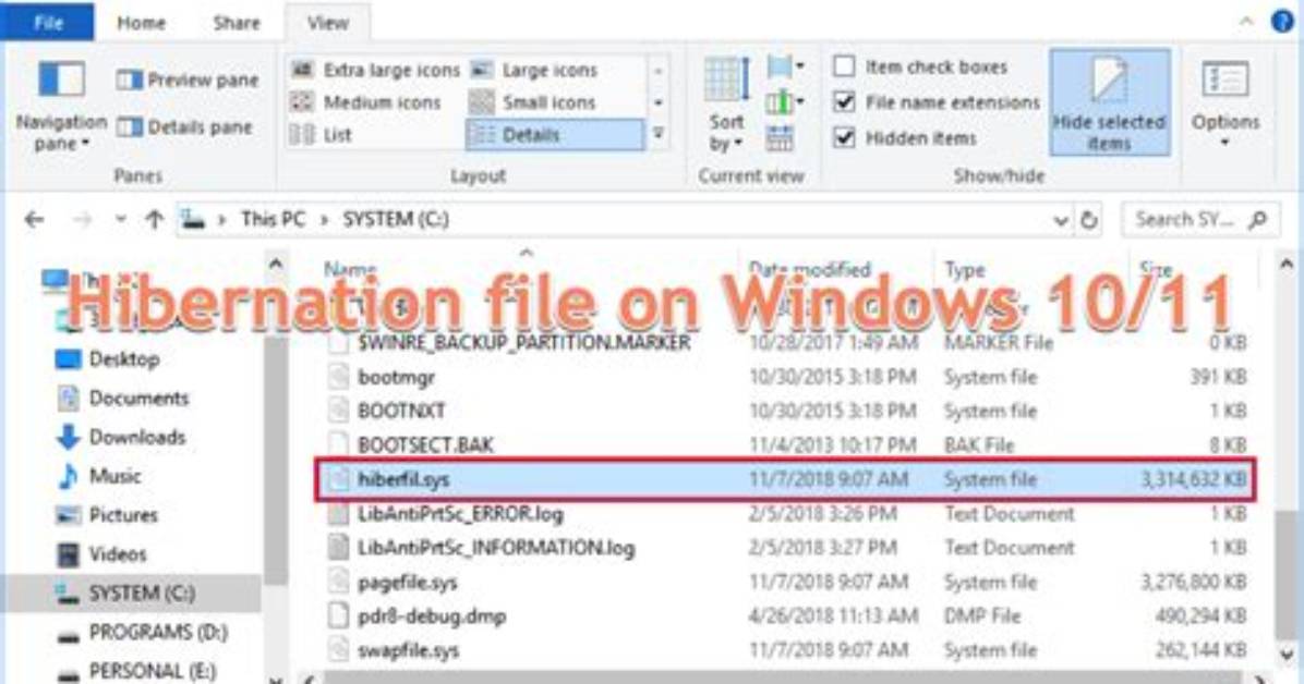 Do I Need Hibernation File Windows 10?