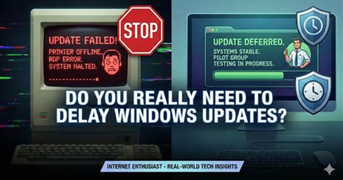 Do I Need Internet for Windows Updates?