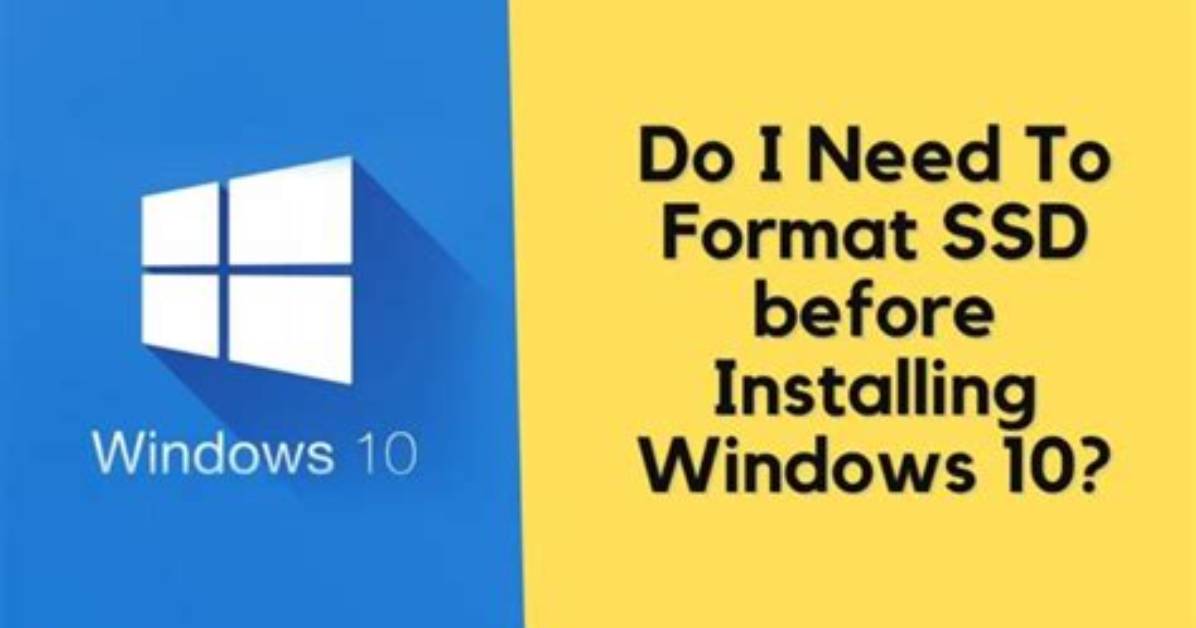 Do I Need Ssd for Windows 10?