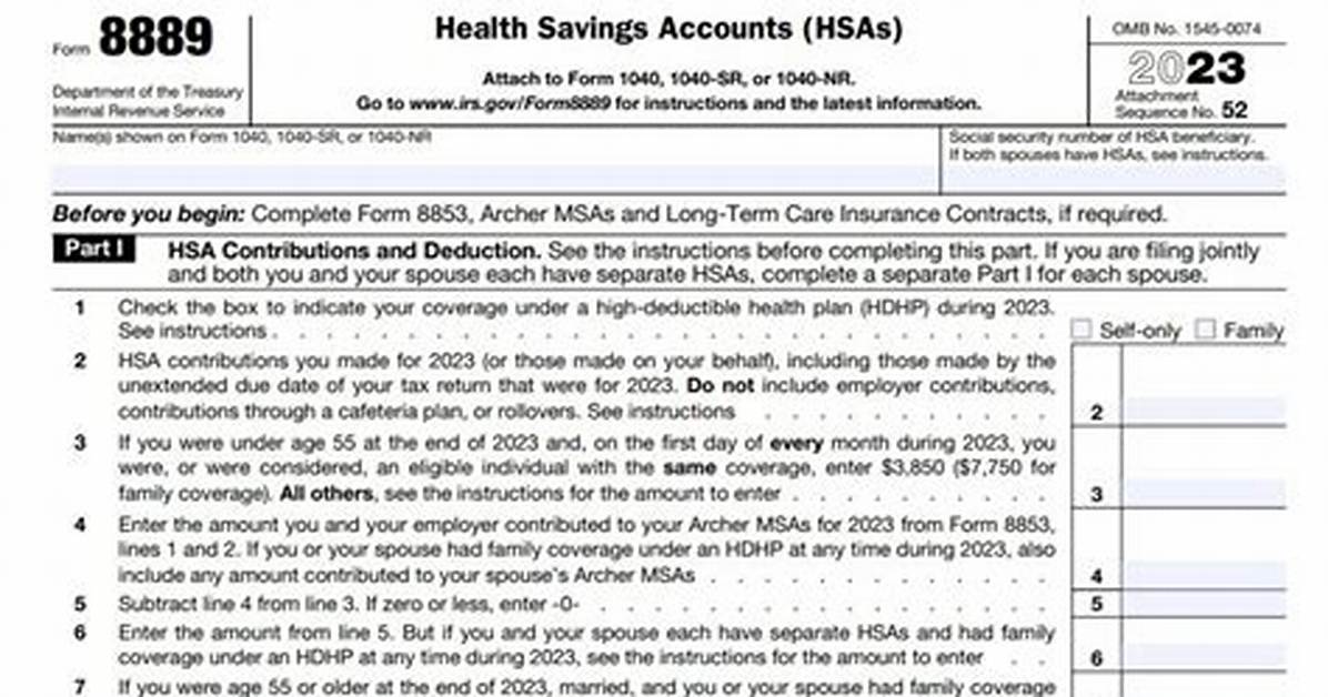 Do I Need to Complete Form 8889?