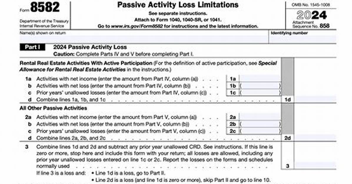 Do I Need to File Form 8582
