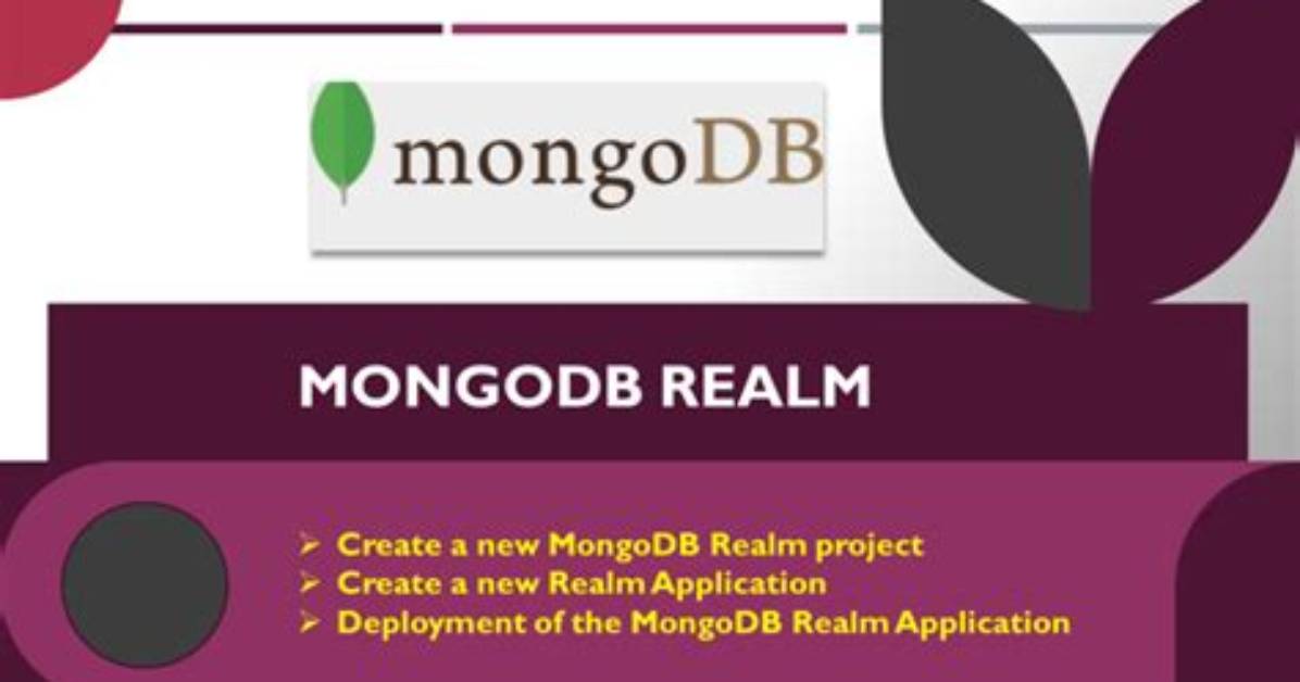Do I Understand Mongodb Realm Correctly?