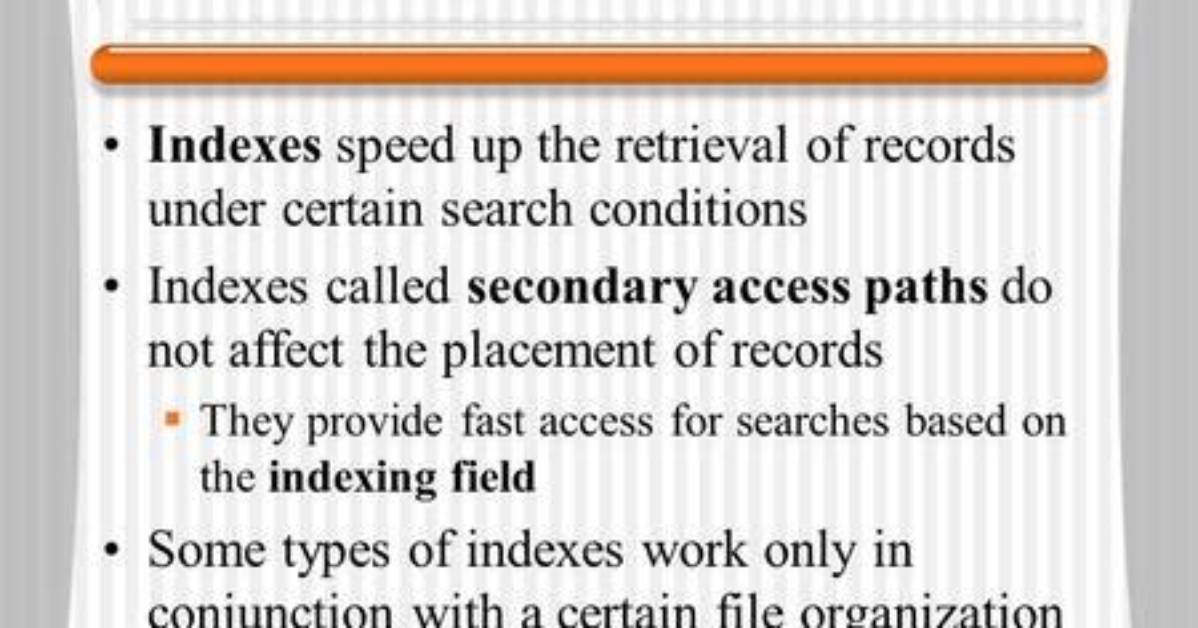 Do Indexes Speed up Inserts