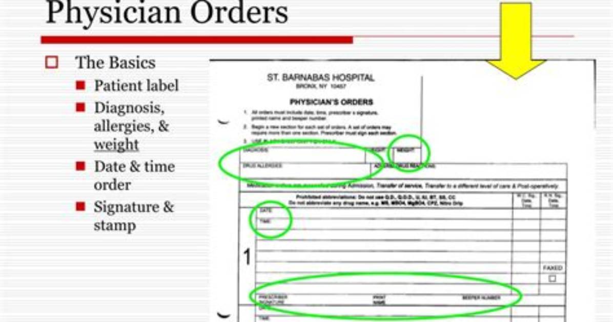 Do Lab Orders Need a Physician Signature?