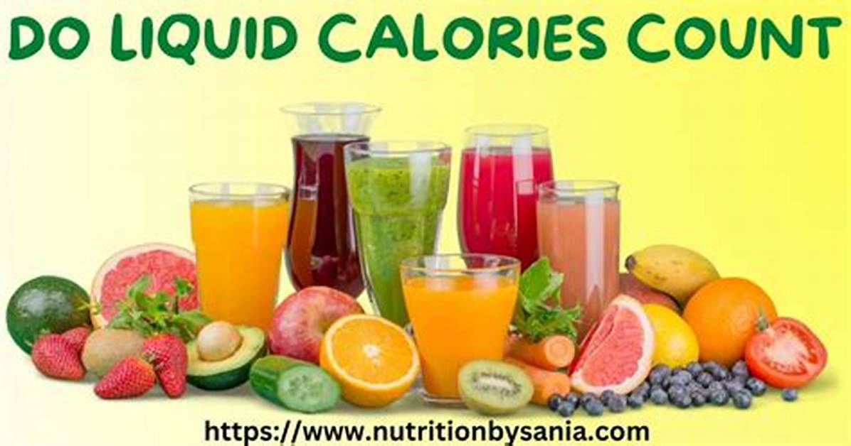 Do Liquid Calories Count?