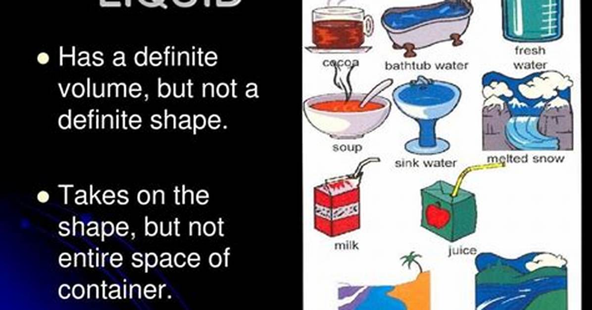 Do Liquids Have a Definite Volume?