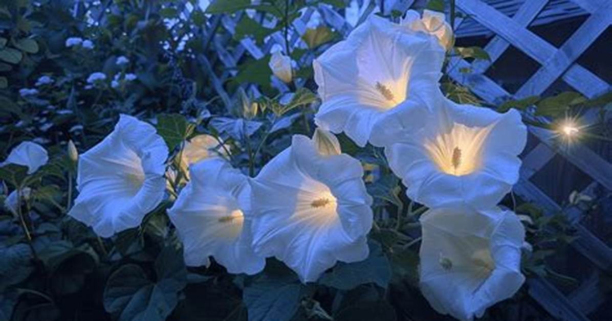 Do Moonflowers Bloom at Night