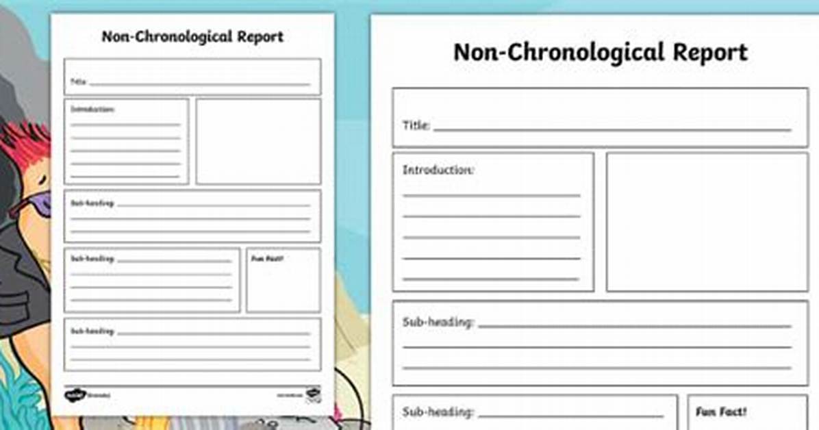 Do Non Chronological Reports Have Conclusions?