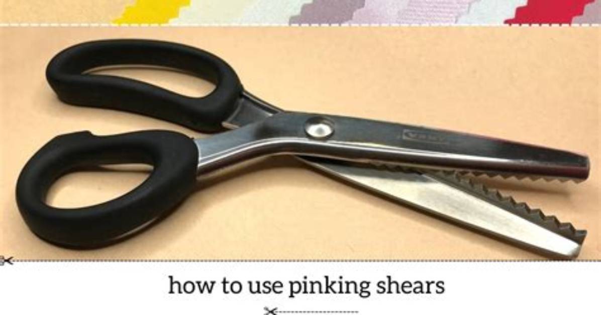 Do Pinking Shears Prevent Fraying?