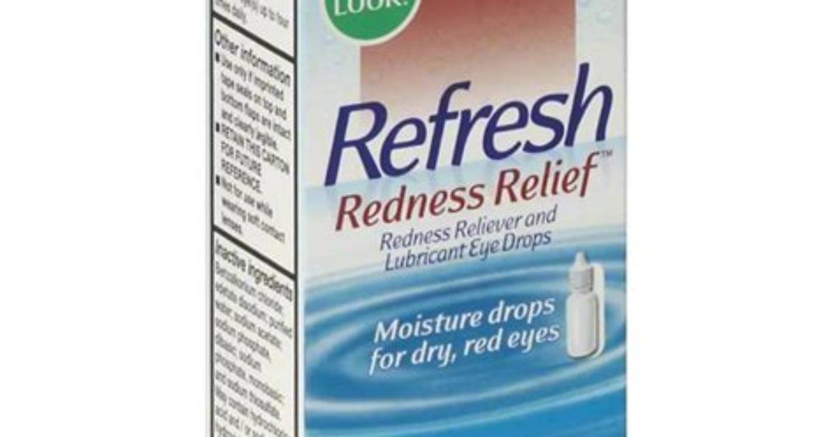 Do Refresh Eye Drops Relieve Redness?