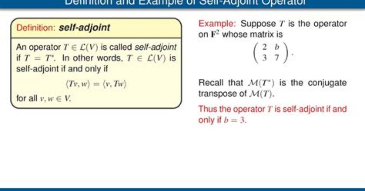 Do Self Adjoint Operators Commute?
