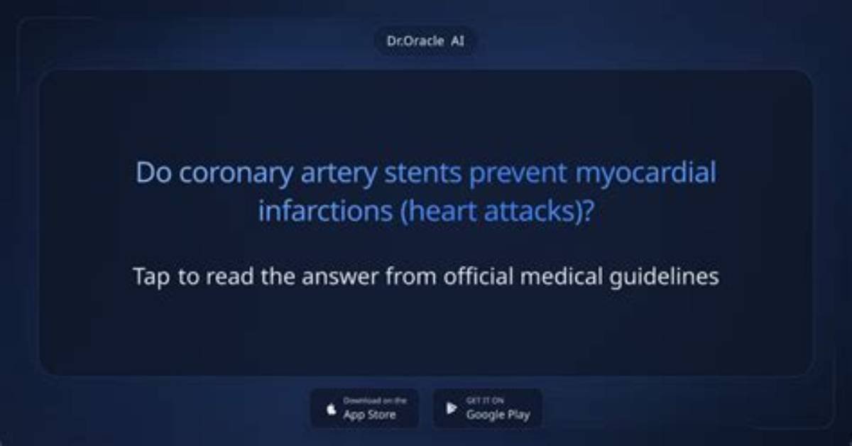 Do Stents Prevent Heart Attacks?