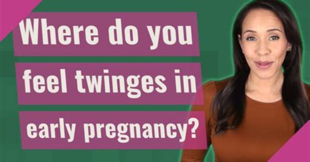 Do Twinges Mean Pregnancy?