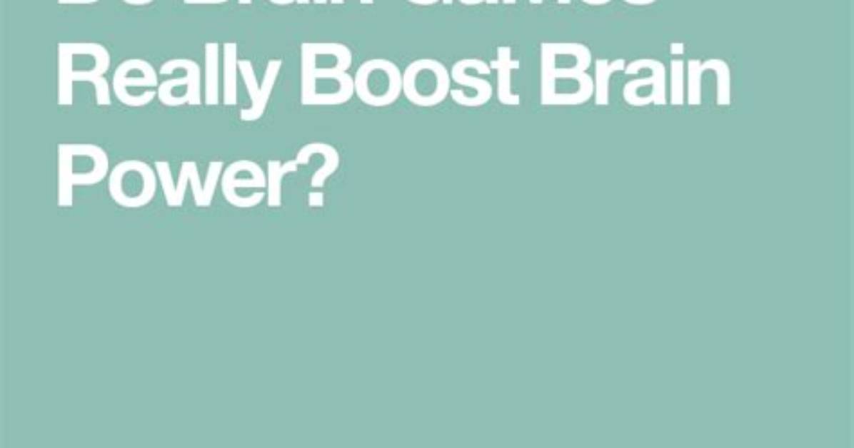 Do Video Games Boost Brain Power?