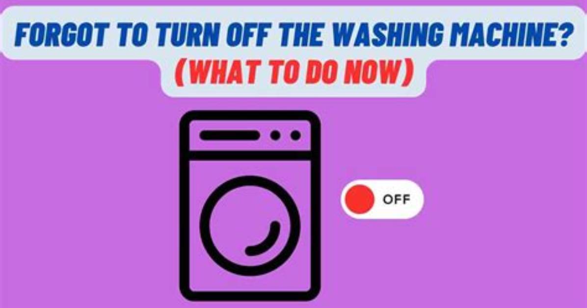 Do Washing Machines Turn off Automatically