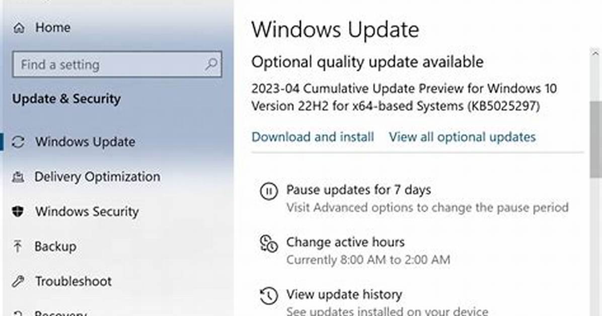 Do Windows 10 Cumulative Updates Include Security Updates?