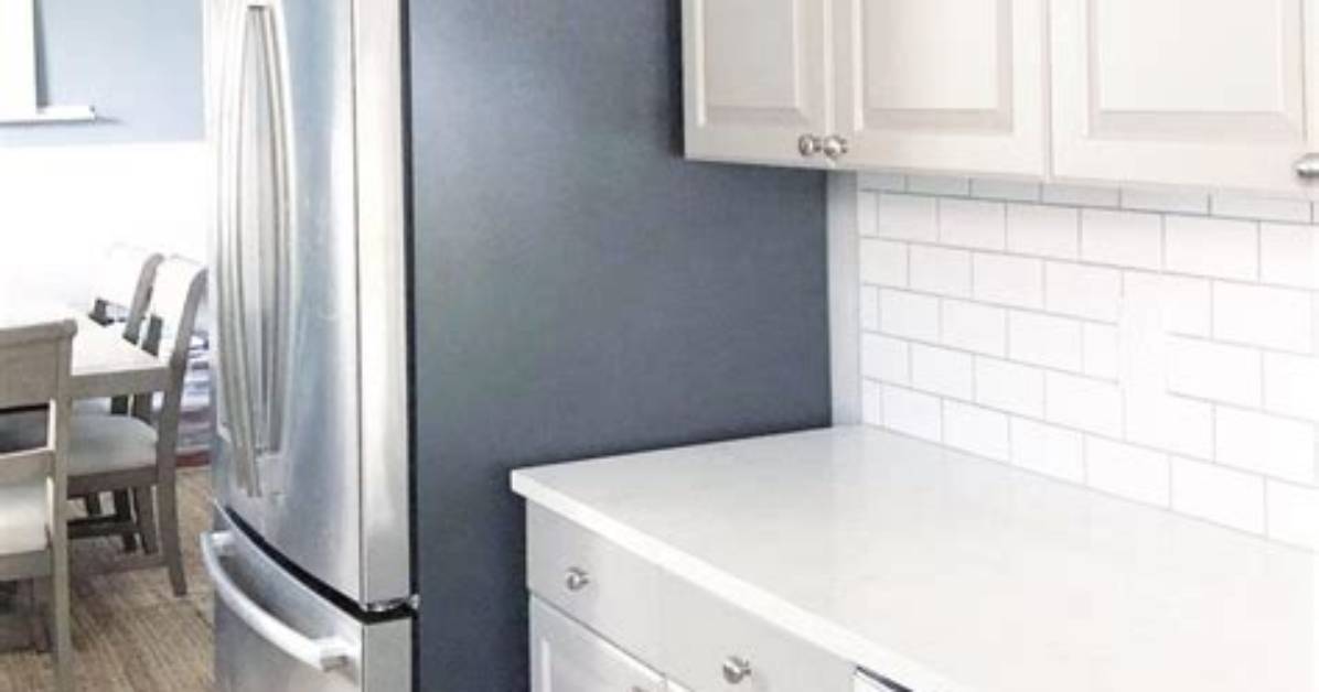 Do You Backsplash Behind the Fridge