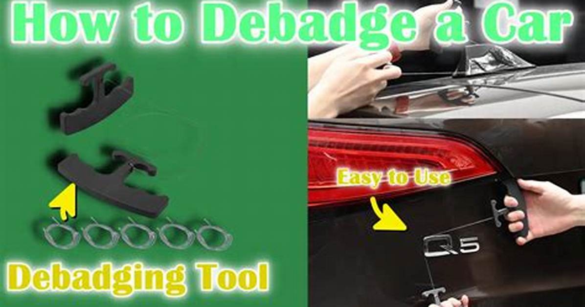 Do You Debadge Your Car?