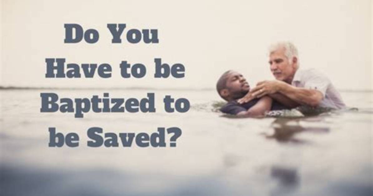 Do You Have to Be Baptized Twice?