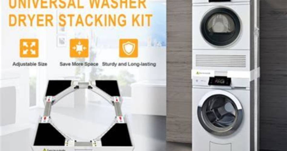 Do You Need a Stacking Kit for Washer and Dryer